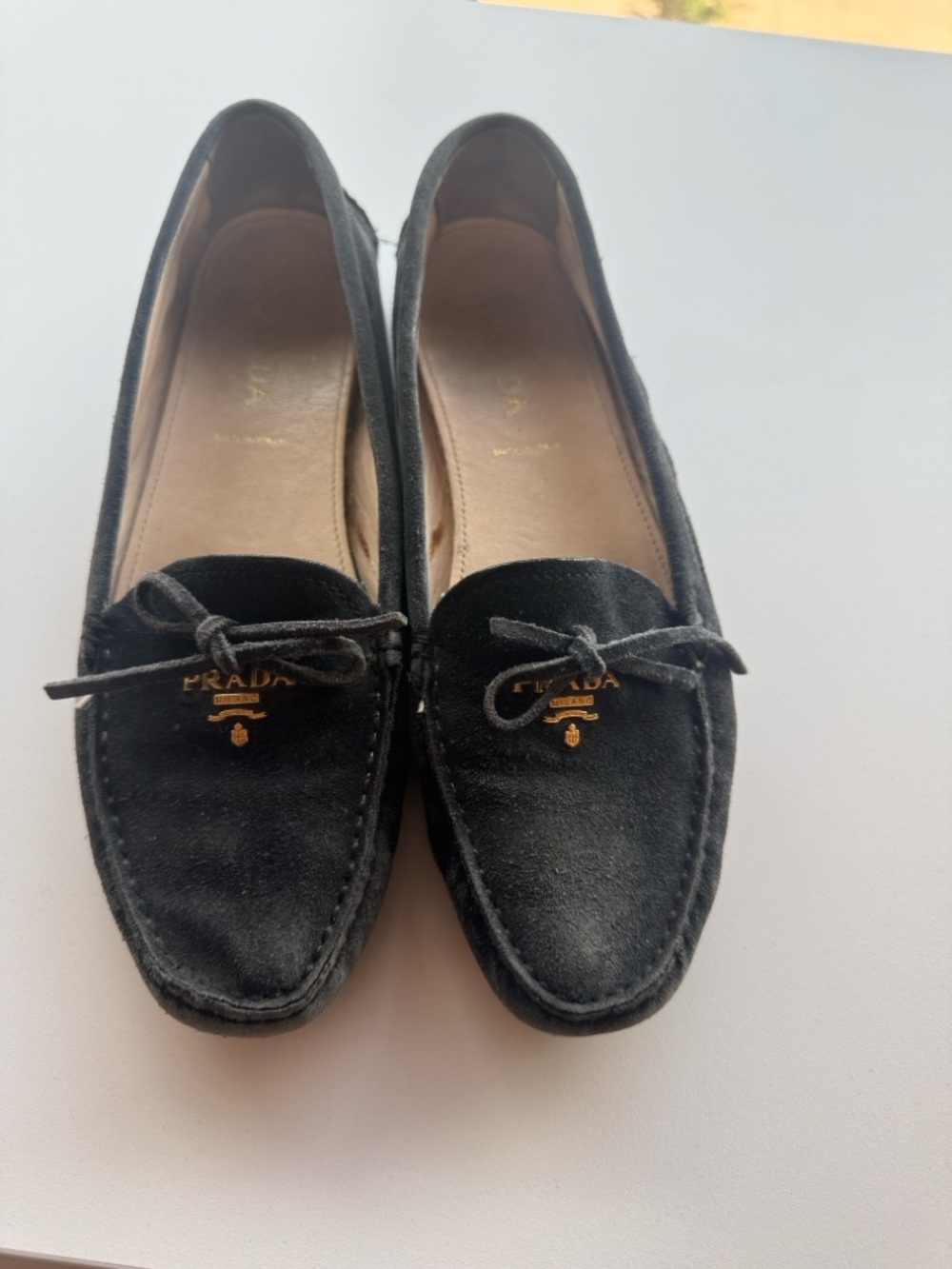 Prada Woman's Black Loafers EU 38.5 (8.5-9 US)